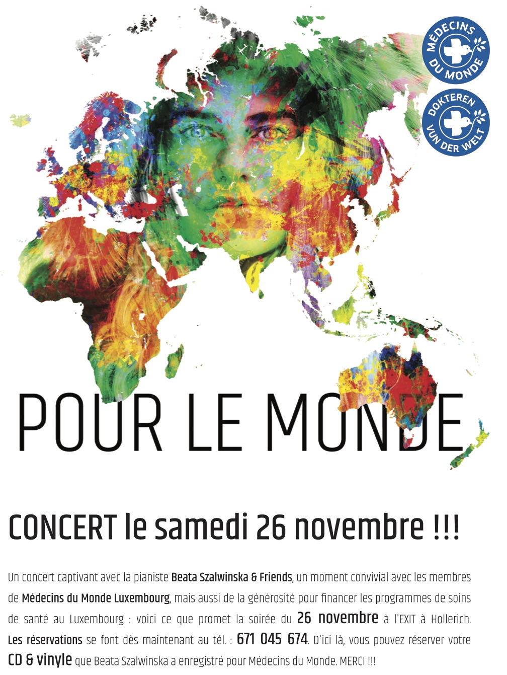 Beata Szałwińska - koncert „Pour le monde”