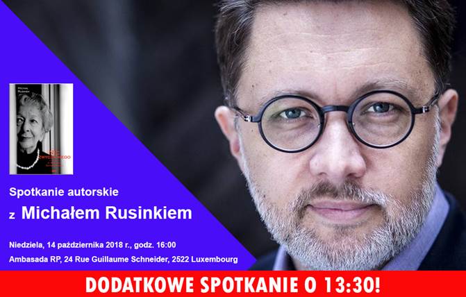 Niedzielne spotkania z M. Rusinkiem – jest jeszcze kilka wolnych miejsc!