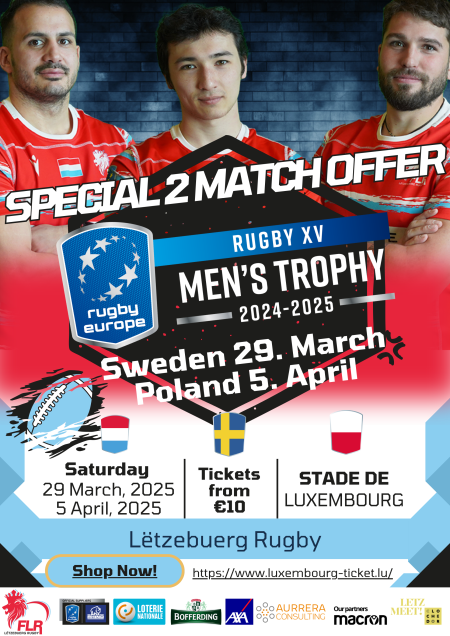 Mecz rugby Polska-Luksemburg - 5 kwietnia